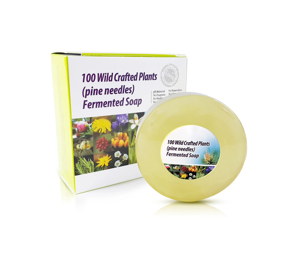 Natural Pine Soap Made with Wild Flowers